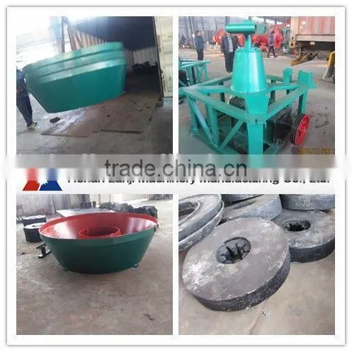 Wet Pan Mill for Gold Ore Wet Process With Low Price photo-2