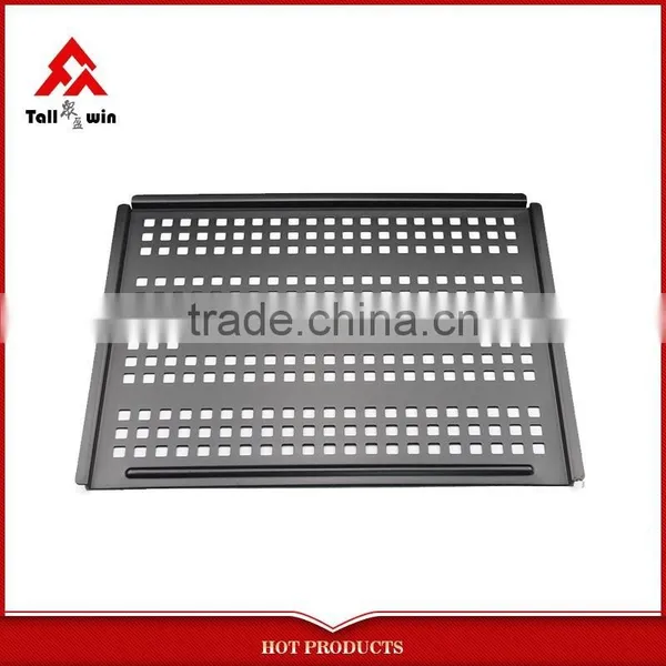 14.5''flat Square BBQ Grill Topper,bakeware,stainless Steel Kitchen Tools photo-5