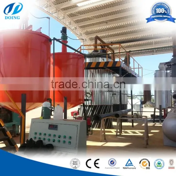 DOING Oil Distillation Machine Installed in Lebanon for Refining Tire Pyrolysis Oil to Diesel
