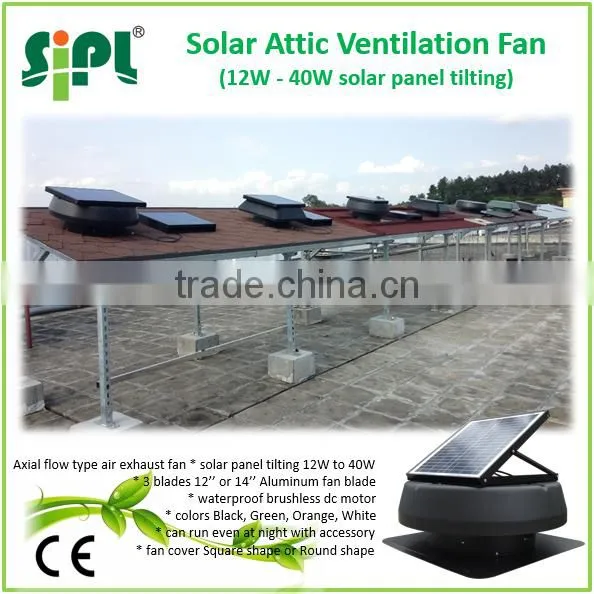 Solar Energy Powered Brushless DC Motor Equipped Brand New Roof Air Conditioner Ventilator photo-3