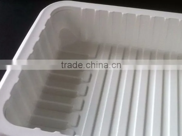 White PP Disposable Plastic Food Packaging Take Out Containers Food Box photo-4