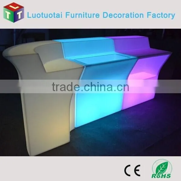 110cm Height Color Changing Mobile Bar Counters Remote Control photo-4