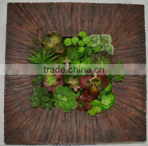 SJ0409028 Mini Artificial Fake Wall/hanging Plant Wall photo-3