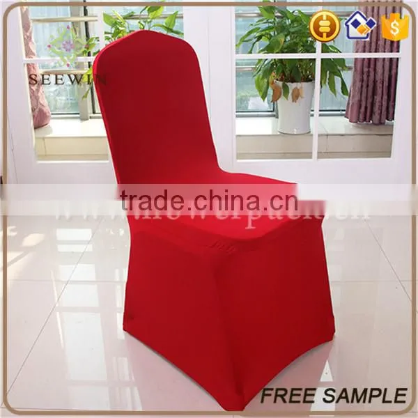 Wholesale Purple Lycra Chair Covers for Banquet photo-3