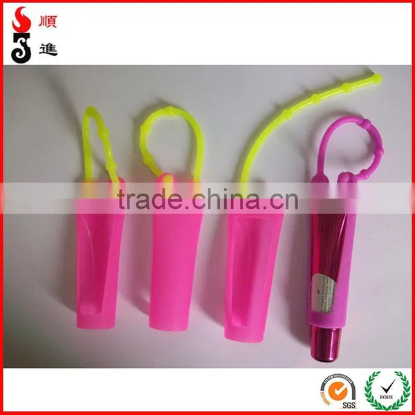 Colorful Silicone Plain Mini Size Lip Gloss Bottle Case photo-3