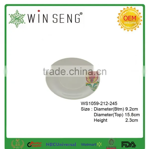 White Porcelain Dinnerware Round Plate for Gift Item photo-2