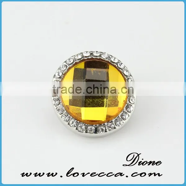 18mm Crystal Snap Button Charm photo-4