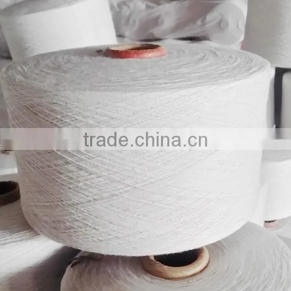 Raw White 6s Glove Yarn Eco-friendly Carded Cotton Yarn photo-3