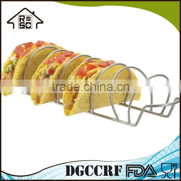 Reliable Factory Outdoor Stainless BBQ Grill Rack Taco Rack Holds photo-3