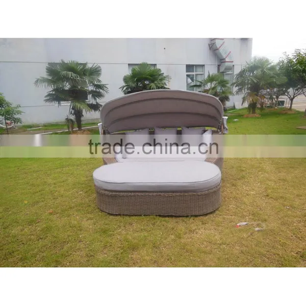 Outdoor Garden Daybed With Adjustable Canopy photo-4