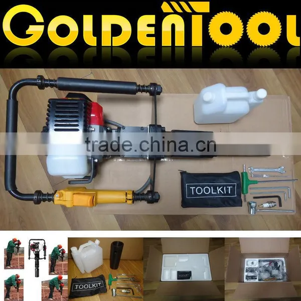 70mm Gasoline Petrol Gas Powered Power Portable Construction Hammer Piling Driving Machine Tools Electric Post Driver photo-2