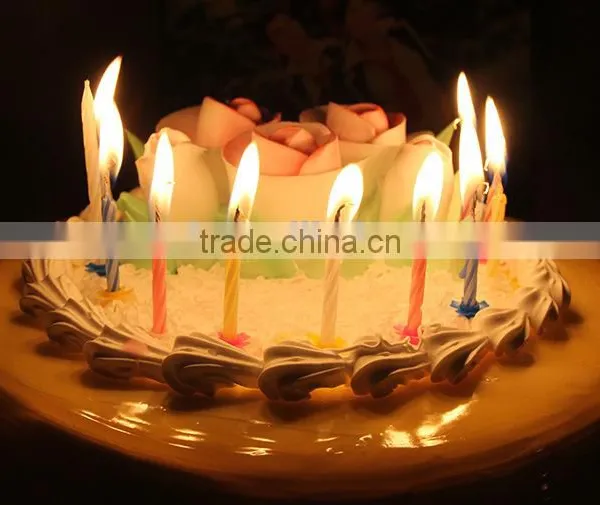 Factory Colour Screw Thread Birthday Candle Wholesale photo-2