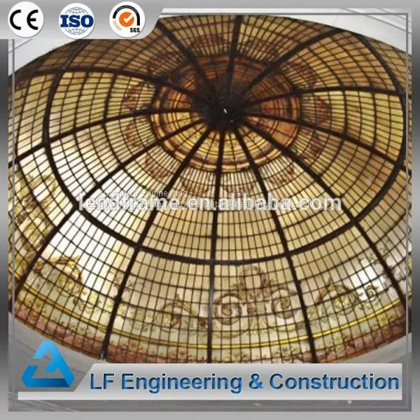 Stainless Steel Space Glass Cover Dome Skylight photo-5