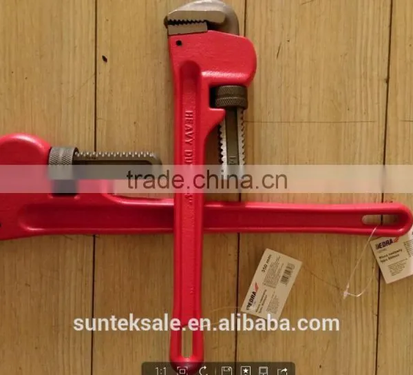 High Quality Heavy Duty Pipe Wrench/ Power Pipe Wrench photo-3