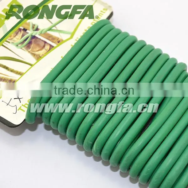 Green Color 5mmx5m Soft Garden Twist Tie Wire Tie photo-2