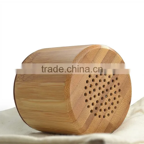 Portable Wireless Bamboo Bluetooth Speaker photo-2