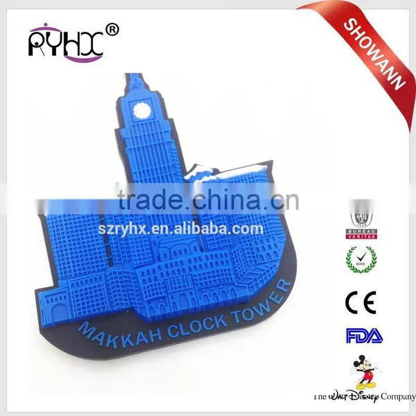 2D Custom Shaped Colourful Soft Pvc Keychain Silicone Key Rings photo-5