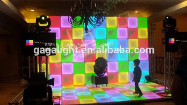 LED танцевальная площадка с эффектом снега photo-5