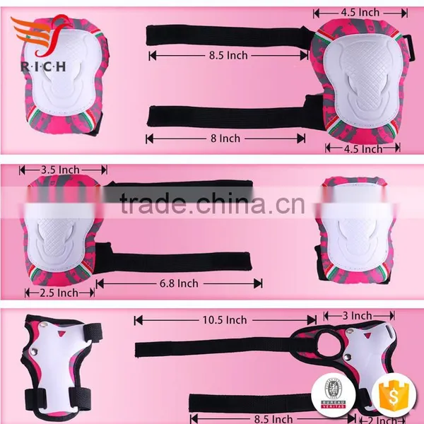 HFX0231 Custom Protective Gear Pad Set With Knee Pads Elbow Pads Wrist Support Wholesale photo-4