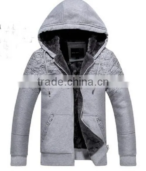 2016 New China Wholesale Fashion Hot Sale Good Quality Low Price Warmth Zipper Hoody photo-3