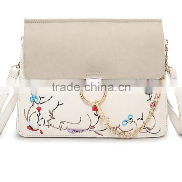 Zm50366b Wholesale Fashion Embroidery Women Bags Trendy Chain Lady Single Shoulder Bag photo-5
