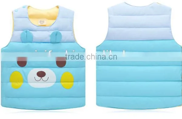 OEM Latest Fashion Lightweight Boys and Girls Winter Outer Duck Down Waistcoat photo-6