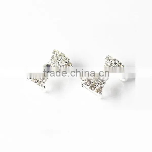 Durable Shinny Diamonds Rhinestones Buckles With Foldover Elastic for Shoes Hair Ties Decoration - Stone Shoe Buckle photo-5