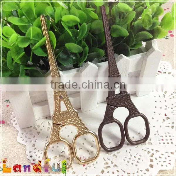 Wholesales Vintage Style Lace Embroidery Scissors Bronze Sewing Scissors photo-6