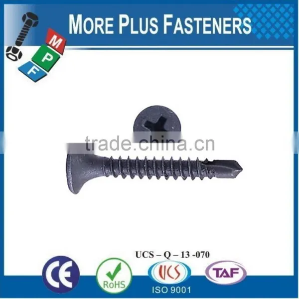 Made in Taiwan Philip Bugle or Trumpet Head Drywall Self Drilling Screw Thread Plasterboard Gypsum Board Self Drilling Screw photo-6