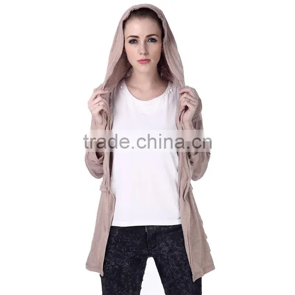 Women's Stand-up Round Collar Pleated Coat photo-3