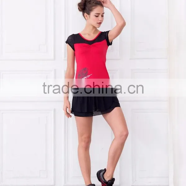 Dance Wear Girl Mesh Dance Skirt With Shorts/ Skort photo-4