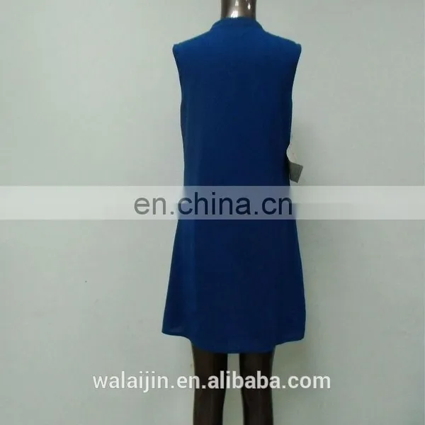 Woman's Classic Pleated Front Button Open Shirt Dress Made of Chiffon Crepe photo-6