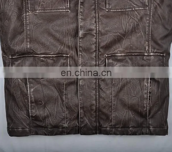 Lastest Fashion Diamond Thin Quilted Stylish Men Long Leather Coat photo-5