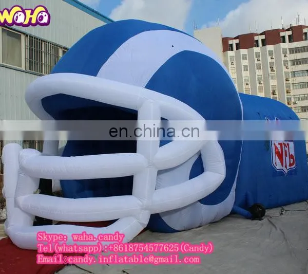 New Design Inflatable Football Helmet Tunnel for Advertising / Promotion C-190 photo-2