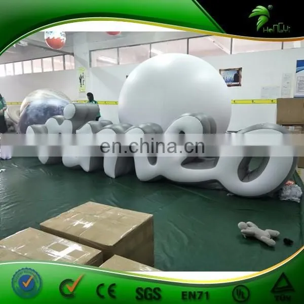 ABC Customized Design Inflatable Letter Balloon Color Change LED Lighting Trade Show Ball Birthday Party Display photo-2