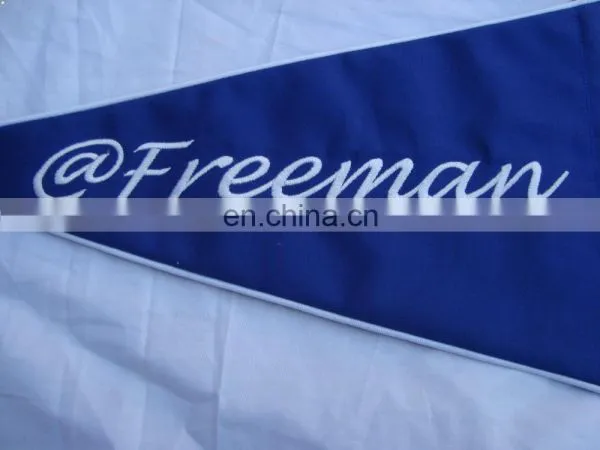 Outdoor Yacht Club Nautiacl Triangle Sailing Flag Custom Embroidered Burgee photo-3
