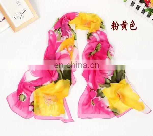 Guangzhou Factory Wholesale Cheap Chiffon Scarf photo-4
