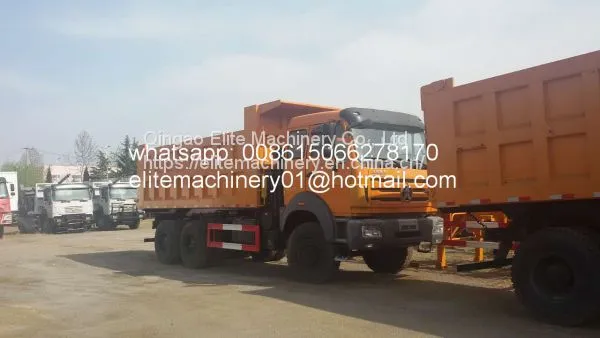 Heavy Load Beiben 30ton Tipper Truck 6x4 Rear Tipping Dump Truck photo-4