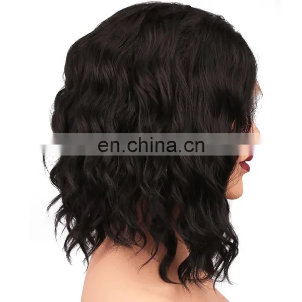 Wholesale Factory Price Customized Curly Brazilian Hair Short Bob Wigs for Black Women photo-3