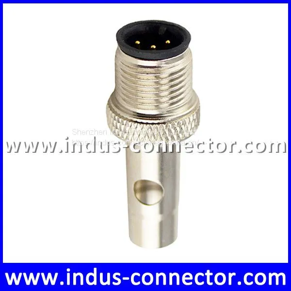 Hot Sale M12 3 Poles Waterproof a Code Male Moldable Connector for Sensor photo-2