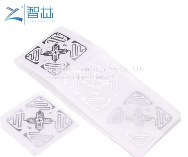 860-960 МГц EPC Gen 2 UHF RFID наклейка, пустая RFID наклейка-метка, RFID наклейка-метка, RFID метка для ключевого держателя