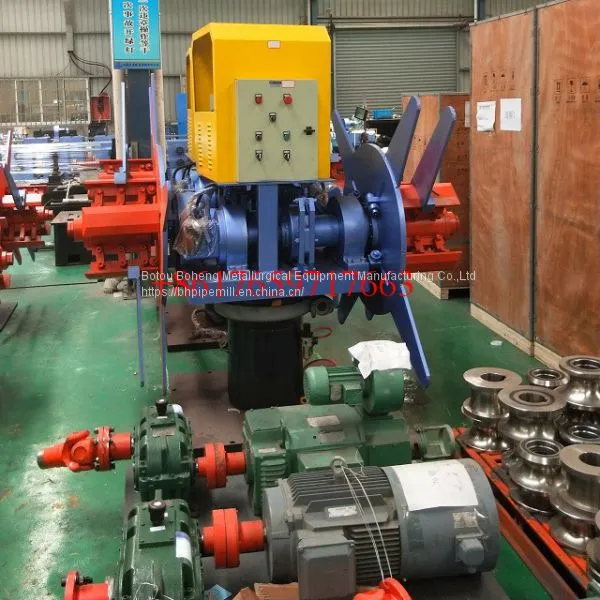 HF High Frequency Welded Carbon Steel Tube Pipe Making Machine Mill Pipe Production Line photo-3