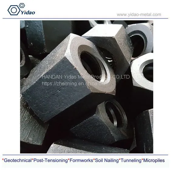China Manufacturer Steel Flat Nut for PSB830 Steel Rebar photo-4