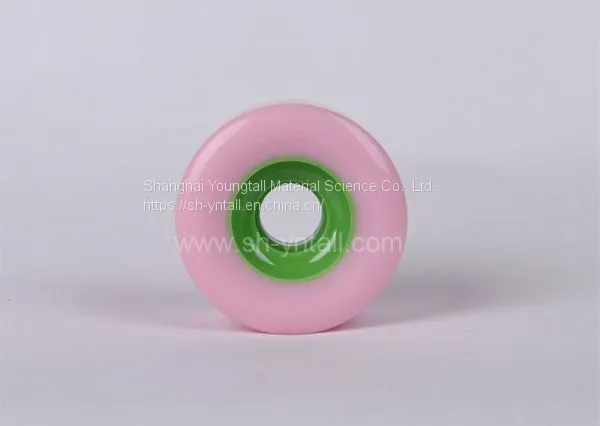 pu Wheels for Skate Board 70*45 PU Wheels Pink pu Pulley for Skateboard photo-2