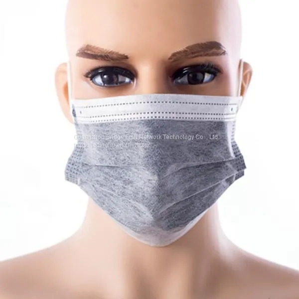 3-ply Medical Surgical Disposable Face Dust Mask With Activated Carbon Filters photo-2