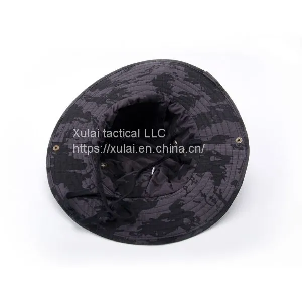 Camouflage Hunting Bonnie Hat Bucket Hat Cap Cotton photo-3