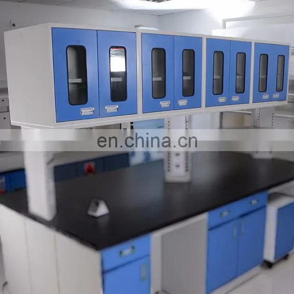 Laboratory All Steel Glass Display/science Wall-mounted Upper Cabinet photo-4