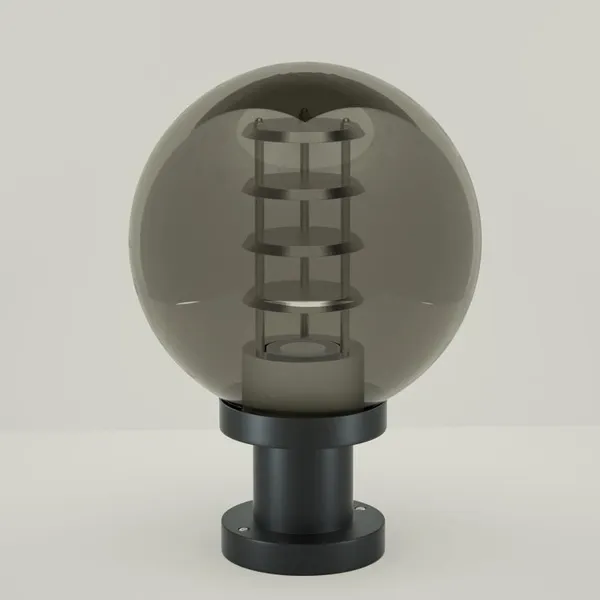 Exterior Outdoor LED Garden Acrylic Globe Pillar Bollard Lamp photo-2