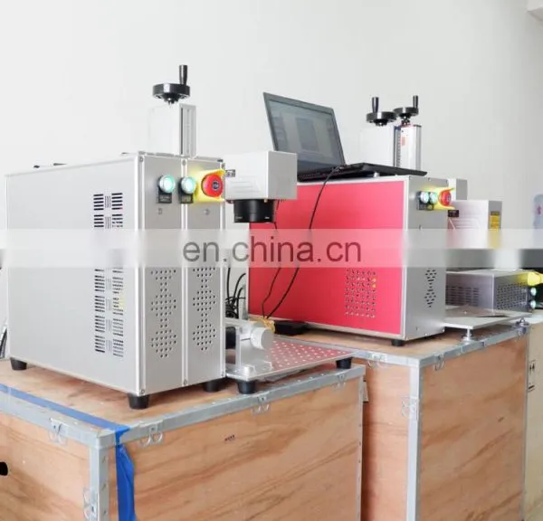 Outstanding Pet Bottles Recycle Polyester Staple Fiber Making Machine Mini Fiber Laser Marking Machine 20w photo-3