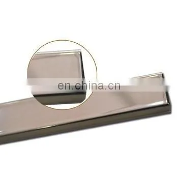 Listello Gold Filled Pencil Border Tile for Bathrooms